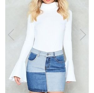 White Turtleneck sweater